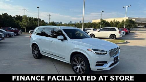 Crystal White Metallic 2024 Volvo XC90 Recharge Plug-In Hybrid Ultimate