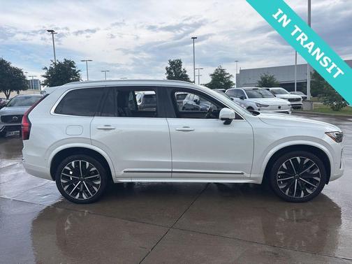 Crystal White Metallic 2025 Volvo XC90 B6 Plus 7-Seater