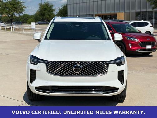 Crystal White Metallic 2025 Volvo XC90 B6 Plus 7-Seater