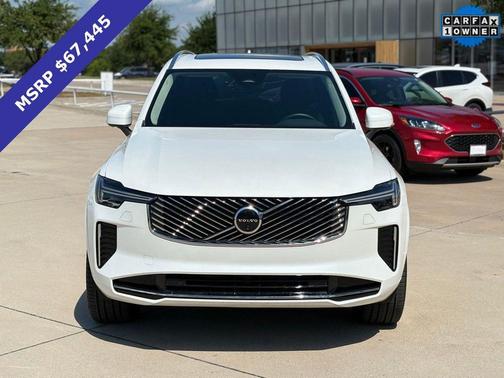 Crystal White Metallic 2025 Volvo XC90 B6 Plus 7-Seater