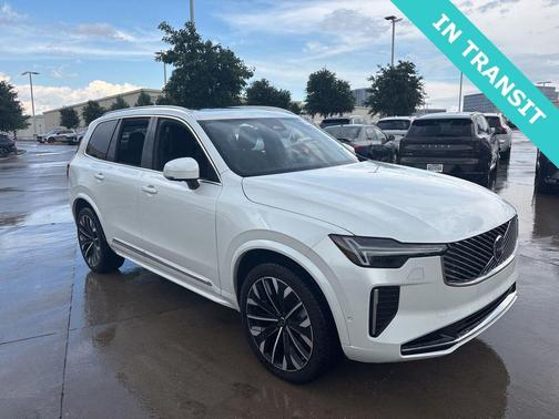 Crystal White Metallic 2025 Volvo XC90 B6 Plus 7-Seater