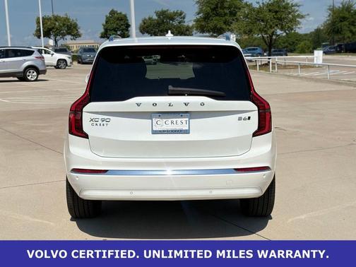Crystal White Metallic 2025 Volvo XC90 B6 Plus 7-Seater