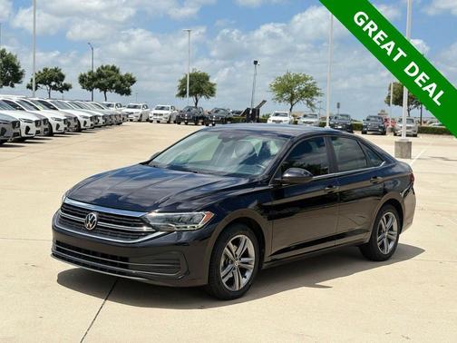 Deep Black Pearl 2023 Volkswagen Jetta 1.5T SE