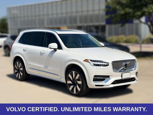 Crystal White Metallic 2025 Volvo XC90 Plug-In Hybrid T8 Plus