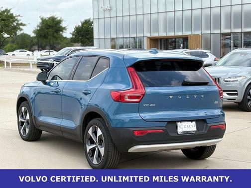 Fjord Blue Metallic 2025 Volvo XC40 B5 Plus Bright Theme