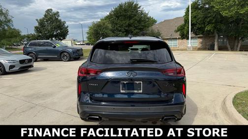 Hermosa Blue 2023 INFINITI QX50 SPORT