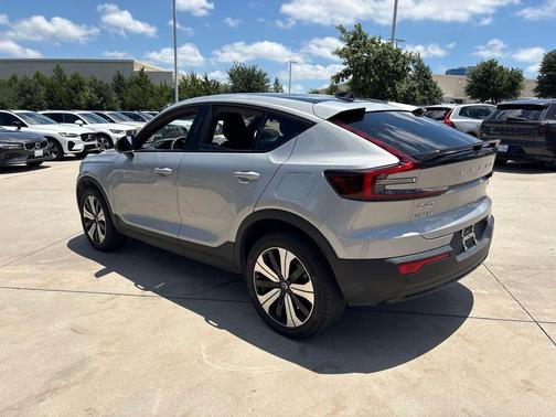 Silver 2023 Volvo C40 Recharge Pure Electric Twin Plus