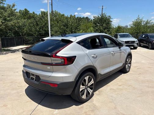 Silver 2023 Volvo C40 Recharge Pure Electric Twin Plus