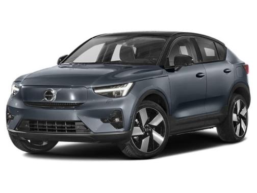 Silver 2023 Volvo C40 Recharge Pure Electric Twin Plus