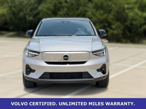 Silver Dawn Metallic 2023 Volvo C40 Recharge Pure Electric Twin Plus
