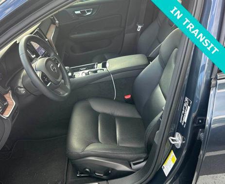 Denim Blue Metallic 2024 Volvo S60 Recharge Plug-In Hybrid T8 Plus Dark Theme