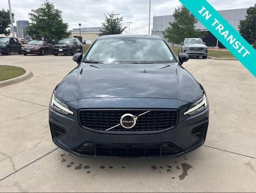 Denim Blue Metallic 2024 Volvo S60 Recharge Plug-In Hybrid T8 Plus Dark Theme
