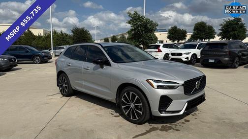 Silver Dawn Metallic 2023 Volvo XC60 B5 Plus Dark Theme