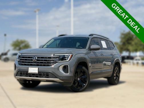 Platinum Gray Metallic 2025 Volkswagen Atlas 2.0T SE w/Technology 4MOTION