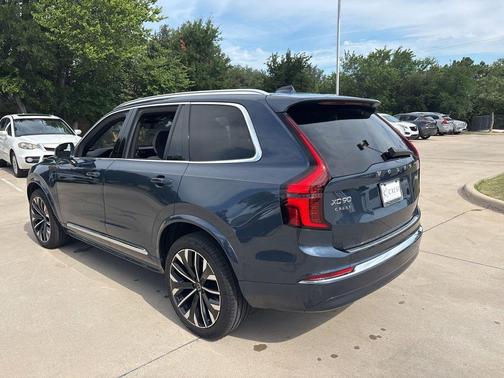 Denim Blue Metallic 2026 Volvo XC90 Plus, B6 AWD Gas (mild hybrid), Gasoline, Bright, 7 Seats