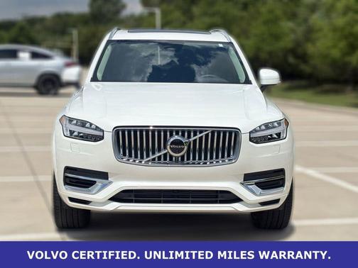 Crystal White Metallic 2024 Volvo XC90 Recharge Plug-In Hybrid T8 Plus 6 Passenger