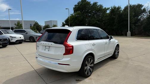 Crystal White 2024 Volvo XC90 Recharge Plug-In Hybrid T8 Plus 6 Passenger