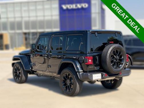 Black Clearcoat 2025 Jeep Wrangler Sahara 4xe Sky One-Touch Power-Top