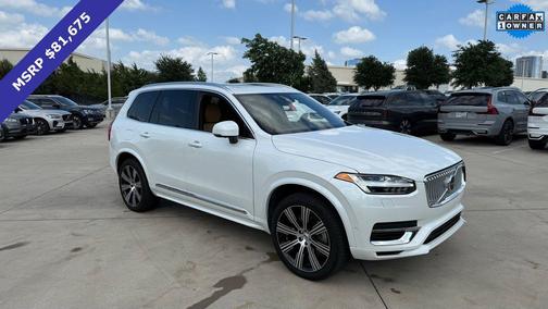 Crystal White Metallic 2025 Volvo XC90 Plug-In Hybrid T8 Ultra