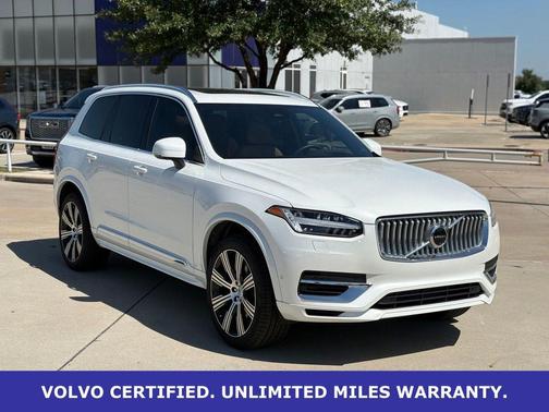 Crystal White Metallic 2025 Volvo XC90 Plug-In Hybrid T8 Ultra