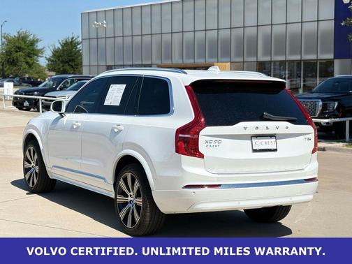 Crystal White Metallic 2025 Volvo XC90 Plug-In Hybrid T8 Ultra