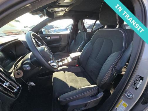 Silver 2025 Volvo XC40 B5 Plus Dark Theme