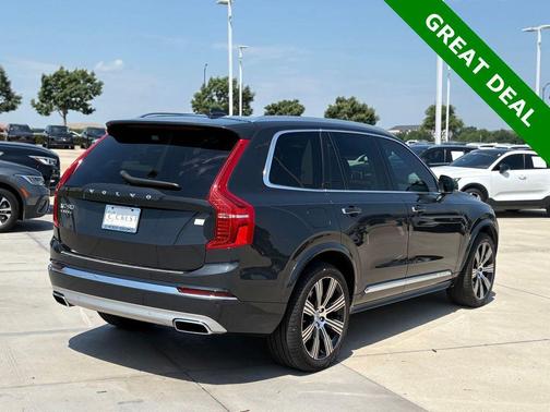 Savile Gray Metallic 2021 Volvo XC90 Recharge Plug-In Hybrid T8 Inscription 6 Passenger