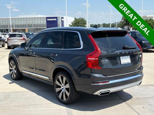 Savile Gray Metallic 2021 Volvo XC90 Recharge Plug-In Hybrid T8 Inscription 6 Passenger