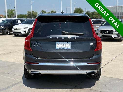 Savile Gray Metallic 2021 Volvo XC90 Recharge Plug-In Hybrid T8 Inscription 6 Passenger