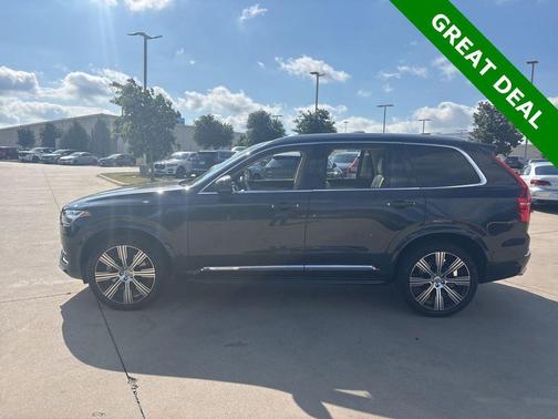 Savile Gray Metallic 2021 Volvo XC90 Recharge Plug-In Hybrid T8 Inscription 6 Passenger