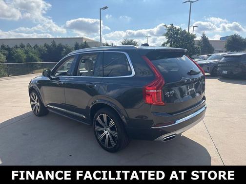 Savile Gray Metallic 2021 Volvo XC90 Recharge Plug-In Hybrid T8 Inscription 6 Passenger