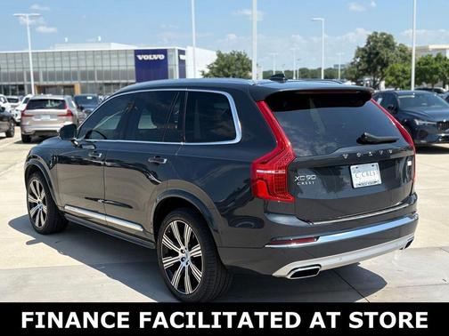 Savile Gray Metallic 2021 Volvo XC90 Recharge Plug-In Hybrid T8 Inscription 6 Passenger