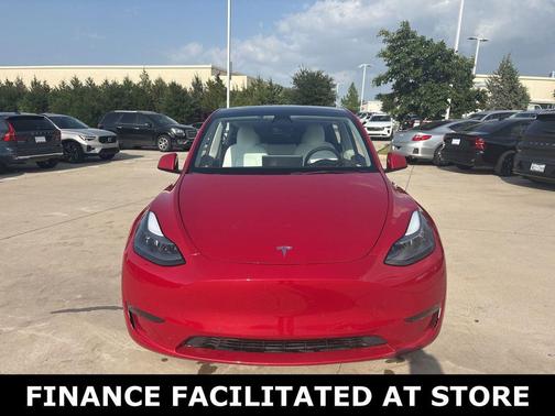 Red Multi-Coat 2022 Tesla Model Y Long Range Dual Motor All-Wheel Drive