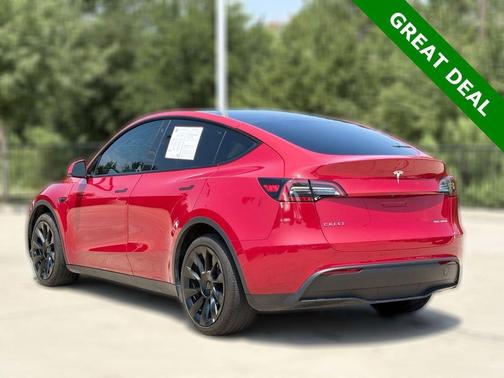 Red Multi-Coat 2022 Tesla Model Y Long Range Dual Motor All-Wheel Drive