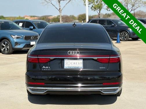 Mythos Black Metallic 2019 Audi A8 L 55