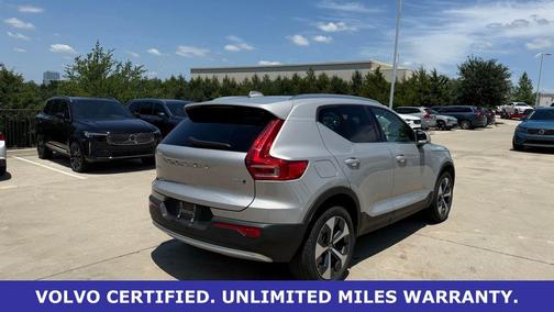 Silver Dawn Metallic 2025 Volvo XC40 B5 Plus Bright Theme