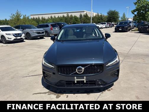 Denim Blue Metallic 2023 Volvo S60 B5 Plus Dark Theme