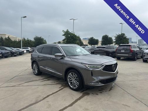 Liquid Carbon Metallic 2022 Acura MDX Advance Package