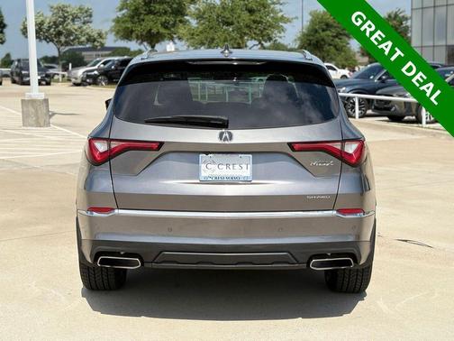 Liquid Carbon Metallic 2022 Acura MDX Advance Package