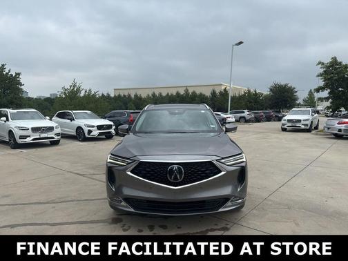 Liquid Carbon Metallic 2022 Acura MDX Advance Package
