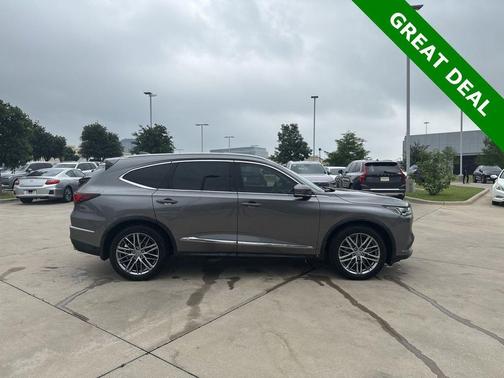 Liquid Carbon Metallic 2022 Acura MDX Advance Package