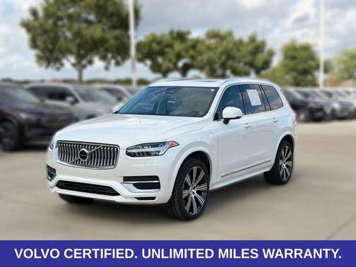 Crystal White Metallic 2024 Volvo XC90 Recharge Plug-In Hybrid Ultimate