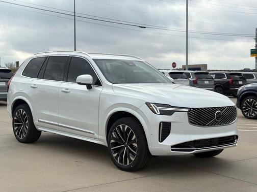 Crystal White 2026 Volvo XC90 Plug-In Hybrid T8 Plus 7-Seater