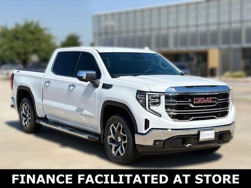 Summit White 2024 GMC Sierra 1500 SLT