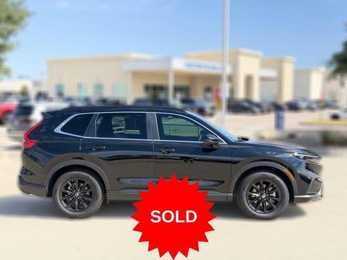 Crystal Black Pearl 2024 Honda CR-V Hybrid Sport FWD