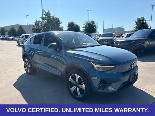 Fjord Blue Metallic 2023 Volvo C40 Recharge Pure Electric Twin Plus
