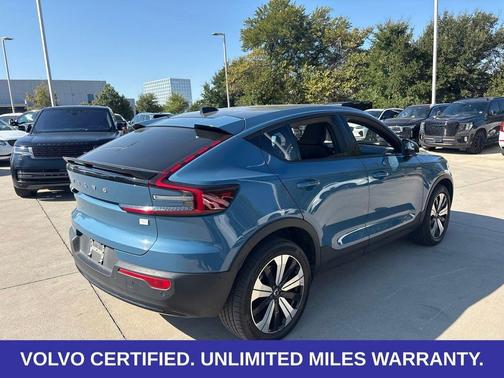 Fjord Blue Metallic 2023 Volvo C40 Recharge Pure Electric Twin Plus