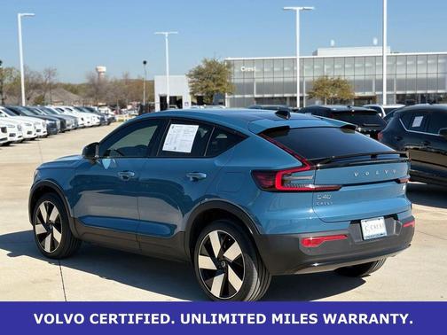 Fjord Blue Metallic 2023 Volvo C40 Recharge Pure Electric Twin Plus