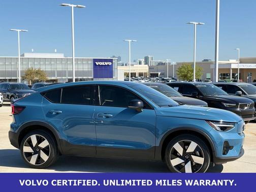 Fjord Blue Metallic 2023 Volvo C40 Recharge Pure Electric Twin Plus