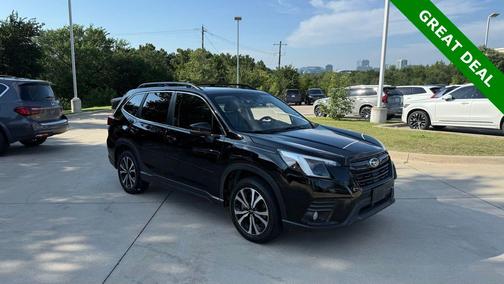 Crystal Black Silica 2023 Subaru Forester Limited